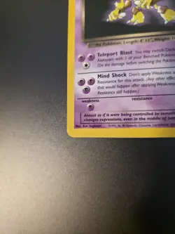 Pokemon Dark Alakazam TCG Team Rocket 18/82 Non-Holo Card - Image 4