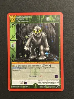 MetaZoo 2023 Black Friday Promo Card - Bigfoot - Full Holo Card - Image 1