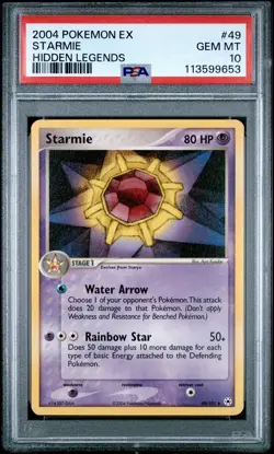 Starmie 49/101 EX Hidden Legends PSA 10 Gem Mint Pokemon Card - Image 1