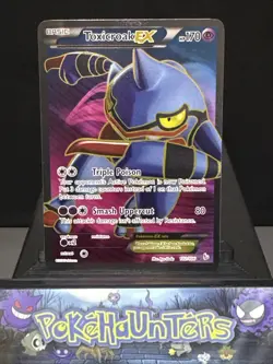 Pokemon Card Toxicroak EX 102/106 Full Art Ultra Rare XY Flashfire Light Play - Image 1