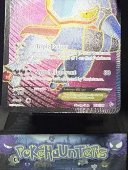 Pokemon Card Toxicroak EX 102/106 Full Art Ultra Rare XY Flashfire Light Play - Image 3