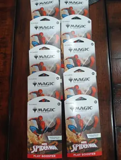 Magic MTG Spider-Man Play Booster Lot of 8 Packs New Sealed Marvel Crossover - Image 1
