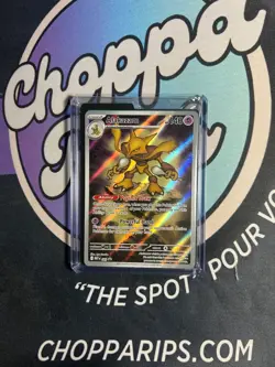 Pokemon Mega Evolution Alakazam Full Art Black Star Promo Holo Sealed #009 - Image 1