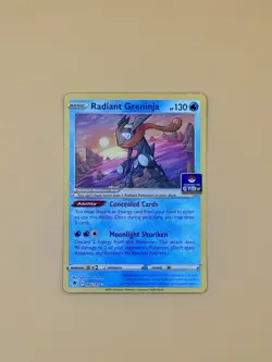 Pokemon TCG Gym Stamp Promo Radiant Greninja 046/189 Astral Radiance - Image 1