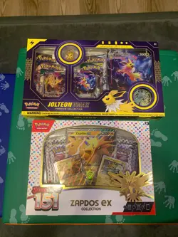 2022 Pokemon TCG Jolteon VMAX Premium Collection Box Factory Sealed - Image 1