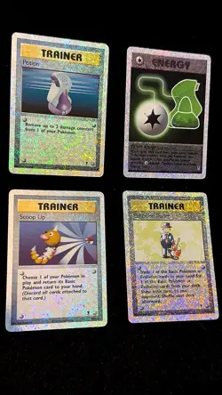 Pokemon TCG Legendary Collection 2002 Lot Of 4 Reverse Holo Trainers Rare LP 💎 - Image 1
