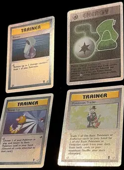 Pokemon TCG Legendary Collection 2002 Lot Of 4 Reverse Holo Trainers Rare LP 💎 - Image 3