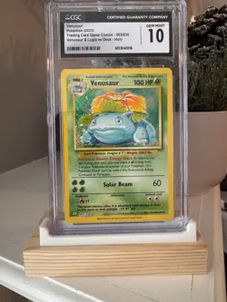2023 Venusaur Pokemon 003/034 Venusaur & Lugia Ex Deck Holo Gem Mint 10 CGC - Image 1