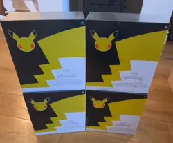Pokemon Center CELEBRATIONS 25th Anniversary Elite Trainer Box x4 SEALED ETB - Image 1