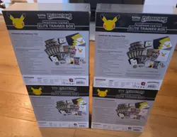 Pokemon Center CELEBRATIONS 25th Anniversary Elite Trainer Box x4 SEALED ETB - Image 2