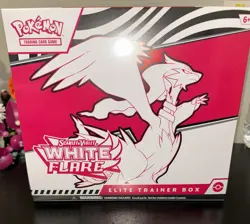 Pokemon TCG Scarlet & Violet White Flare Elite Trainer Box Factory Sealed ETB - Image 1