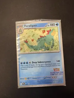 Pokemon TCG Illustration Contest 2024 Sealed Promo Pack EN English NM - Image 1