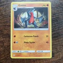 Gabite 113/236 - NM SM Unified Minds - Pokemon 2019 Uncommon TCG Card (B) - Image 1