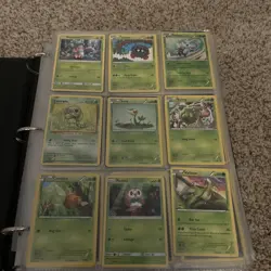 Multicolor Collectible Pokemon TCG Sports Trading Cards Binder Filled With Cards - Image 3