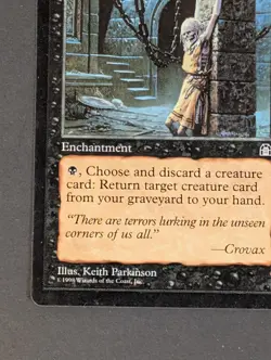 MTG Card - 1x Tortured Existence - Stronghold - LP/MP - Vintage - Magic - 1998 - Image 3