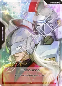 Gundam Card Game Resource Cards - 10 Foil GCG Resource Promo Cards In ENGLISH!! - Image 3
