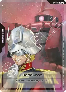 Gundam Card Game Resource Cards - 10 Foil GCG Resource Promo Cards In ENGLISH!! - Image 5