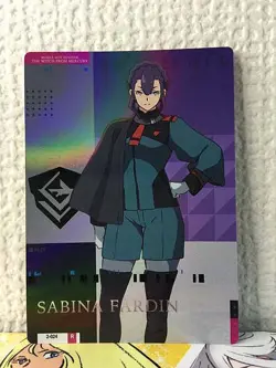 SABINA FARDIN 2-024 GUNDAM CARD COLLECTION Witch from Mercury Vol.2 - Image 1