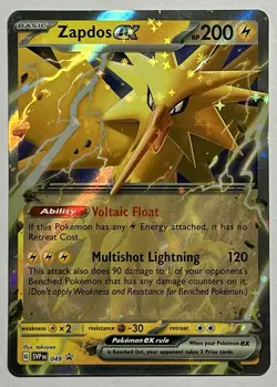 Zapdos EX SVP049 (NM) Scarlet & Violet: Black Star Promo 151 2023 Pokemon Card - Image 1