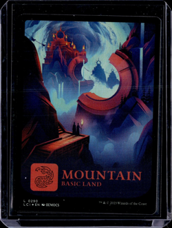 Mountain 290 Foil - LCI - NM - MTG Magic The Gathering - Image 1