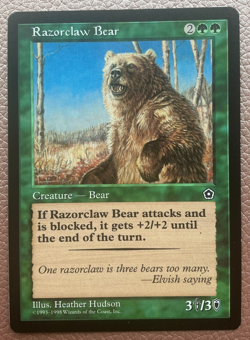 Razorclaw bear MTG Magic the gathering - Image 1
