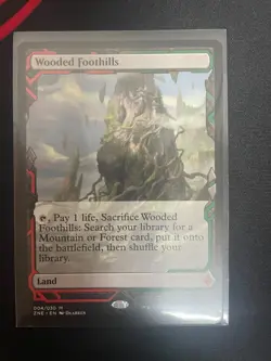 MTG Zendikar Rising Wooded Foothills 004/030 - Image 4