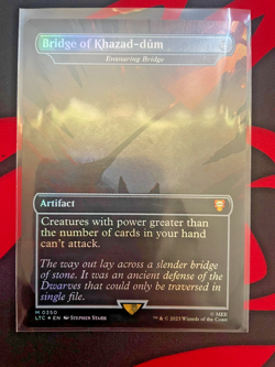 MTG Bridge Of Khazad-Dum Ensnaring #0350 Foil LOTR - Image 2