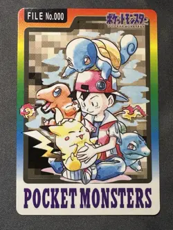 Pokemon Carddass File No. 000 Special Checklist - Please Read Description - Image 1