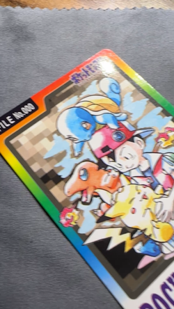 Pokemon Carddass File No. 000 Special Checklist - Please Read Description - Image 2
