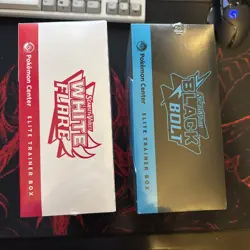 Pokemon Center Black Bolt & White Flare Elite Trainer Box ETB Set New Sealed - Image 5