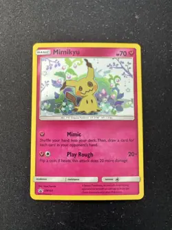 ✨Pokemon TCG Mimikyu 🪬 SM163 Sun & Moon Black Star Promo Holo Pack NM - Image 1
