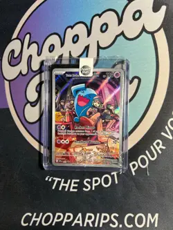 Pokemon Destined Rivals TR’s Wobbuffet Full Art Black Star Promo Holo #203 - Image 1