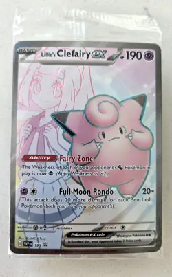 Pokemon Tcg Lillie's Clefairy SVP 195 Journey Together Promo Pack Sealed New - Image 1