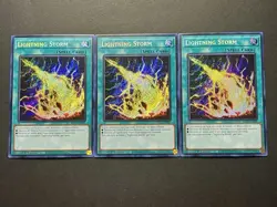3x Lightning Storm | RA01-EN061 | Secret Rares | NM | 1st Edition | YuGiOh! - Image 1
