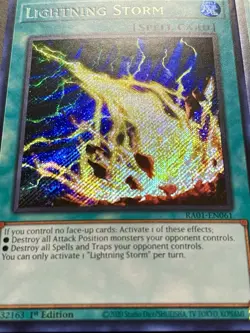 3x Lightning Storm | RA01-EN061 | Secret Rares | NM | 1st Edition | YuGiOh! - Image 2