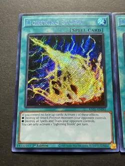 3x Lightning Storm | RA01-EN061 | Secret Rares | NM | 1st Edition | YuGiOh! - Image 4