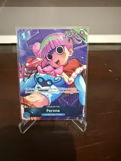 One Piece Card Game- Perona Op01-077 Foil English Box topper - Image 1