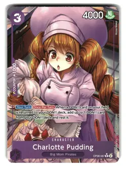 Charlotte Pudding OP08-067 R Two Legends One Piece Card - Image 1