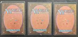 MTG Vintage Oldschool - x3 Misprint / Micentered cards - Revised / FE / FBB - Image 2