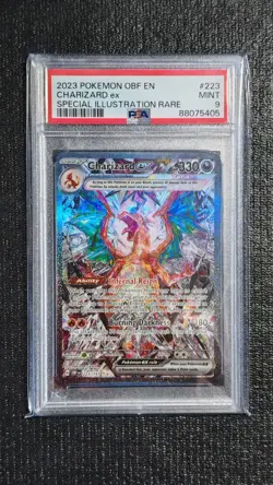 Pokemon Card Bulbasaur and Charizard lot PSA 9 Mint English - Image 1