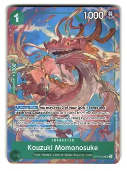 Kouzuki Momonosuke OP10-028 Best Selection Vol 4 One Piece Card - Image 1