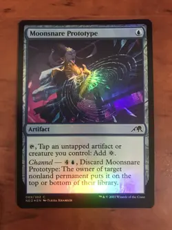 Moonsnare Prototype Foil MTG Magic the Gathering Card NM Mint Neon Dynasty NEO - Image 1