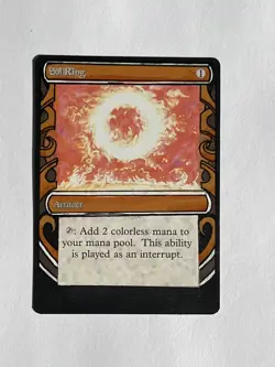 Sol Ring ALTER Hand Painted MTG Commander EDH Masterpiece Style, One of a Kind! - Image 1