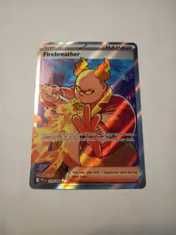 Fire Breather 119/94 Full Art Trainer Holo Me02: Phantasmal Flames Pokemon TCG - Image 1