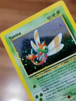 Pokemon TCG Card English Unlimited Neo Discovery Yanma 17/75 Holo Rare LP - Image 3