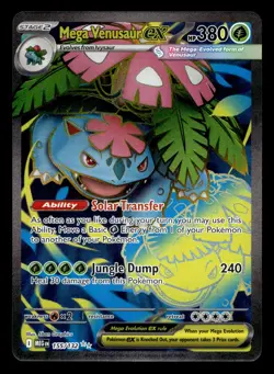 Mega Venusaur ex 155/132 Ultra Rare Mega Evolution Pokemon - Image 1