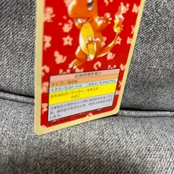 Charmander FILE No.004 Japanese Amada PP Card Prism Holo Vintage Pokemon - Image 3