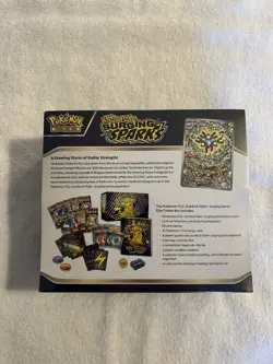 Pokemon TCG Scarlet & Violet Surging Sparks ETB Elite Trainer Box Sealed New - Image 2