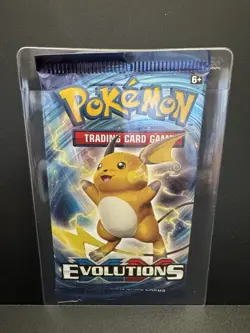 Pokemon TCG - XY Evolution Factory Sealed Boostet Pack Raichu Art 20.00g - Image 1