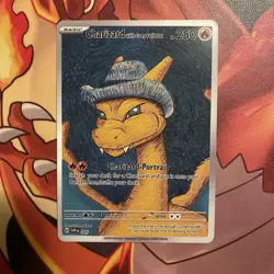Charizard with Grey Felt Hat Pokemon x Van Gogh Black Star Promo ACG Art Card - Image 1